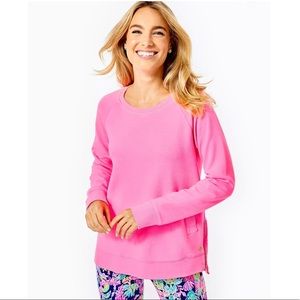 NWOT Lilly Pulitzer Luxletic Beach Comber Pink Pullover